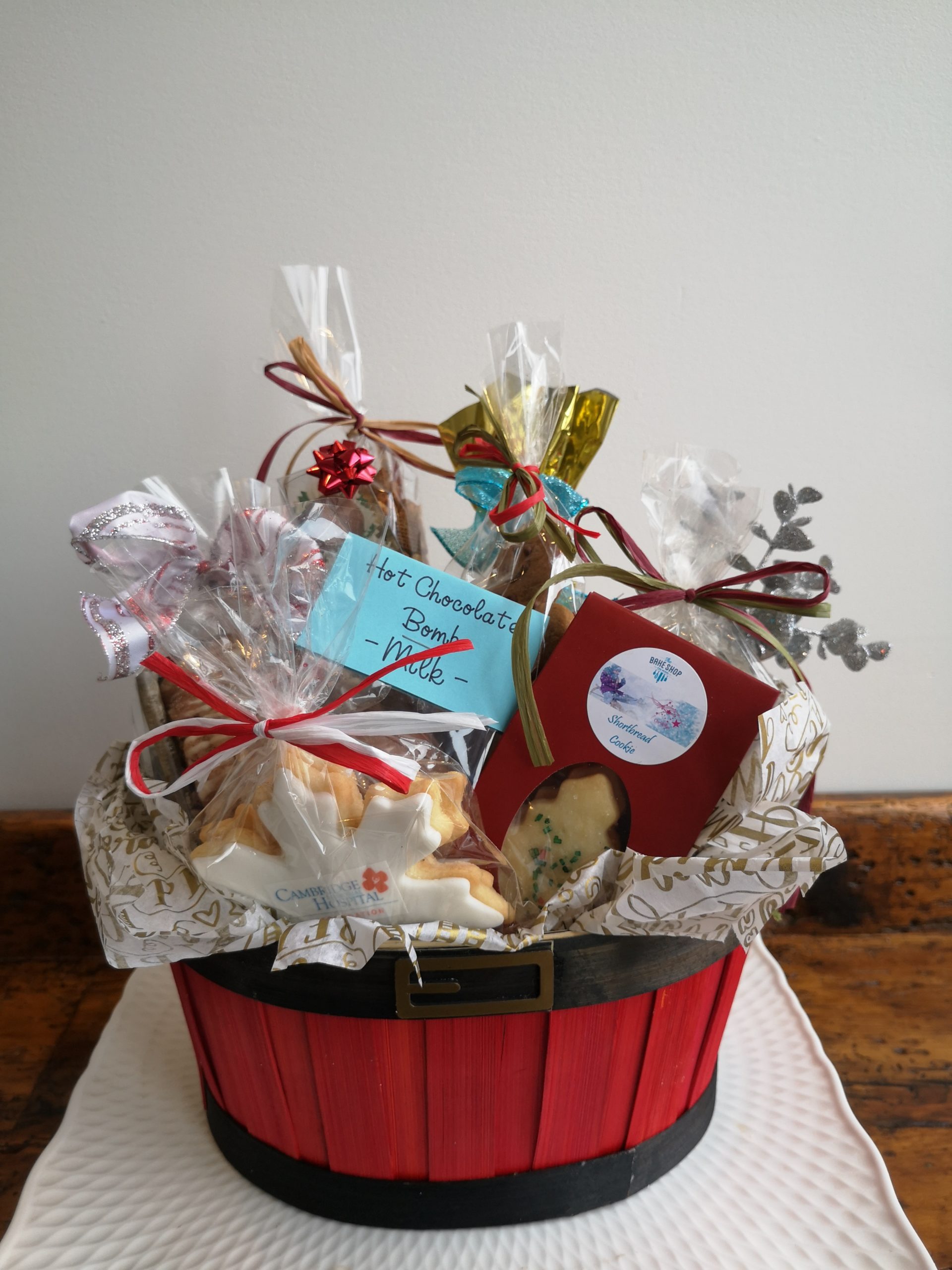 Bake Shop On Main CMH Holiday Gift Basket Cambridge Memorial Hospital