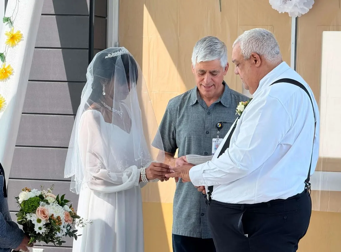 Patient wedding at CMH