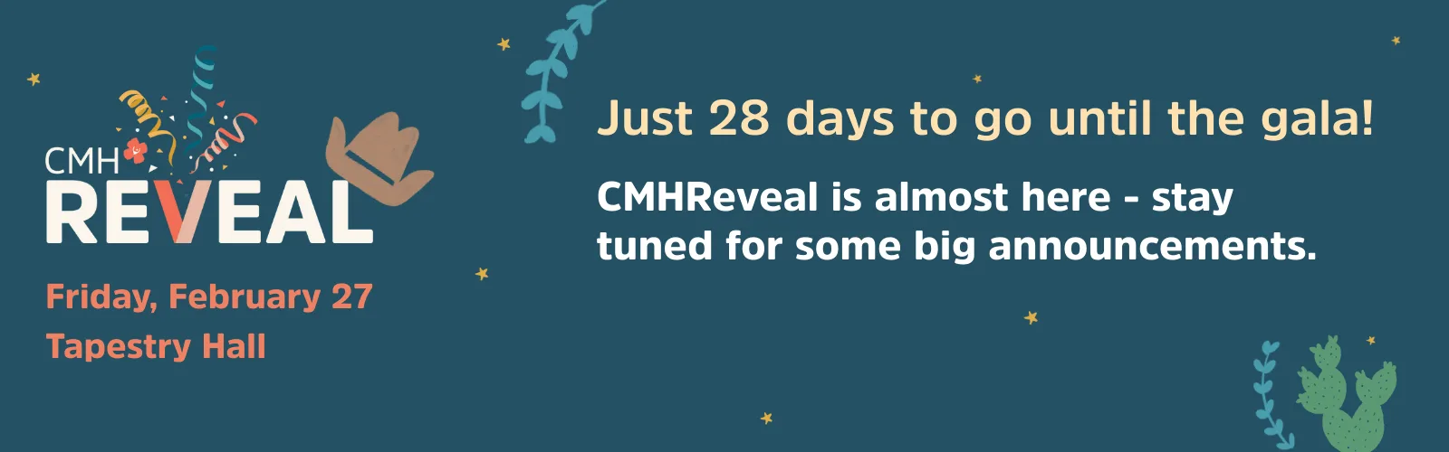 CMHReveal is just 28 days away