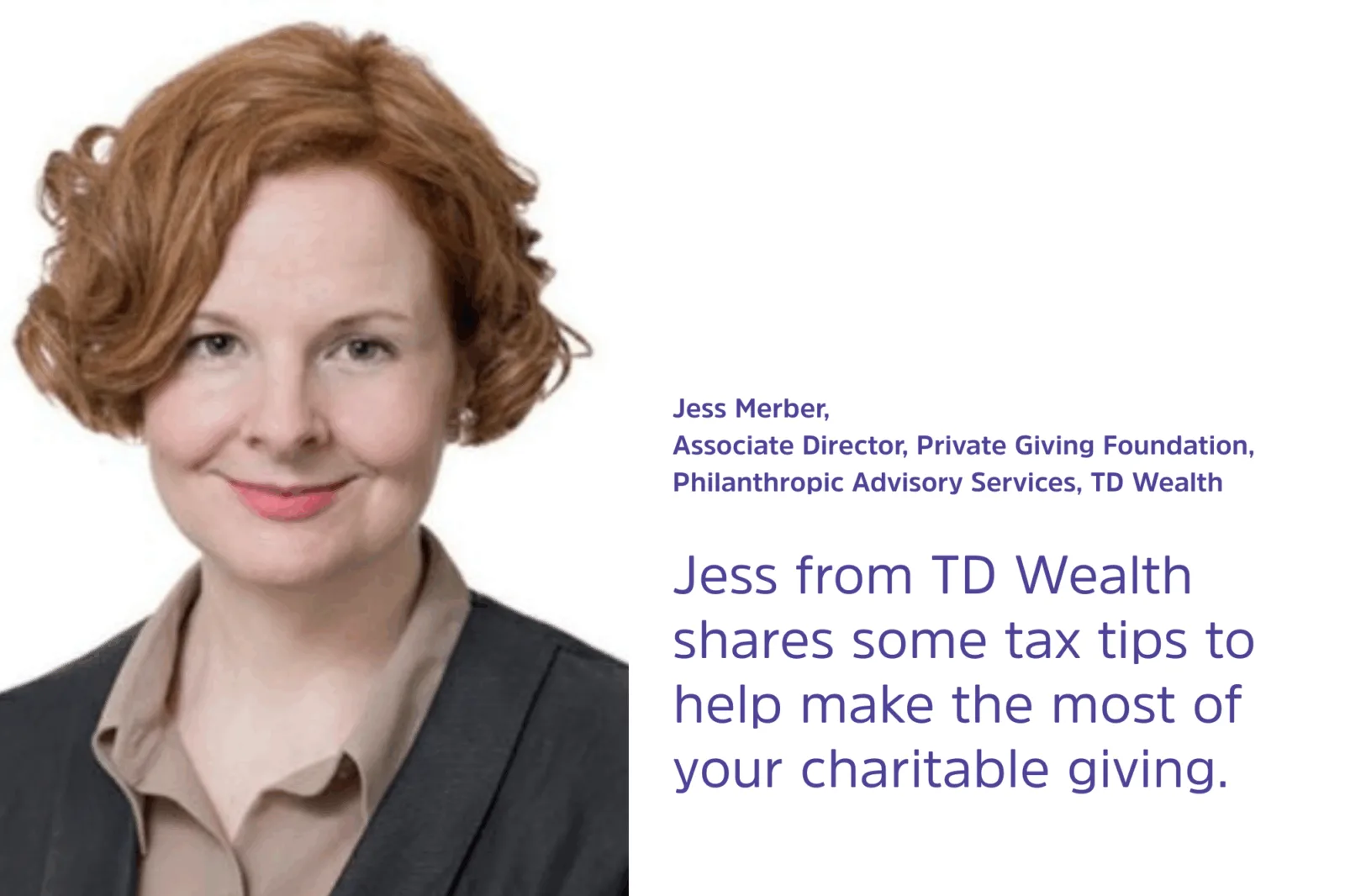 Tax tips from Jess, TD Wealth
