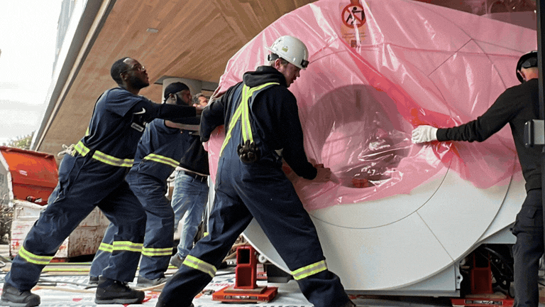 MRI Magnet Arrival
